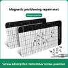 Magnetic Screw Mat Memory Chart Work Pad Small Screws Holder Tool Pad for Precision DIY for Mobile Phone Repair Plate Mat