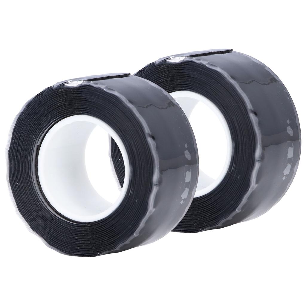 2 Roll Set 2.5cmx3m Electrical Tape Silicone Self Fusing Tape Pipeline Water Pipe Repair Tape for Garden