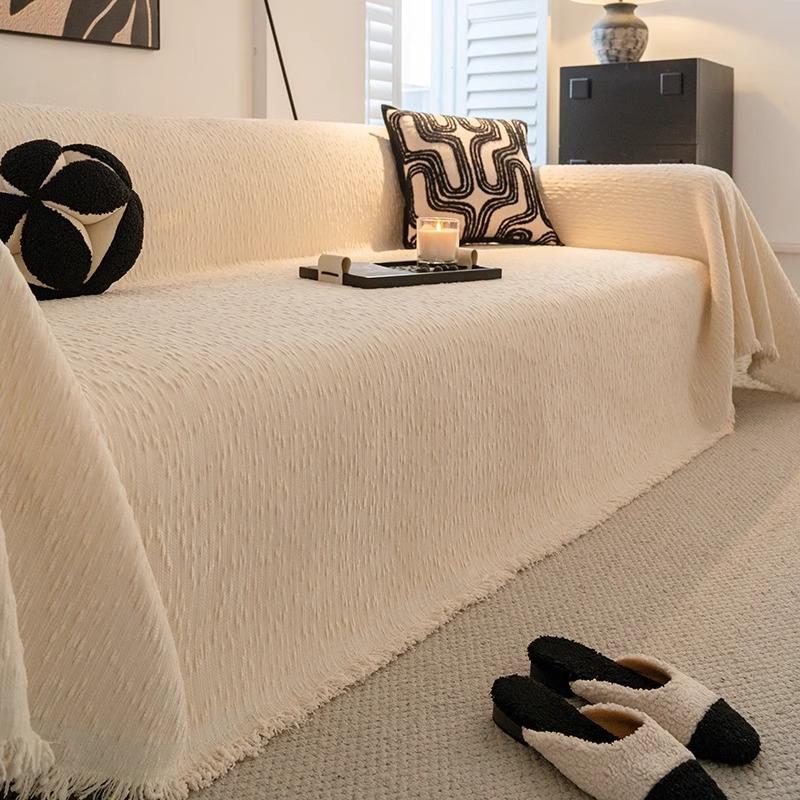 

Popular new sofa cover in 2025, universal in all seasons, cream wind sofa towel, a whole non-slip all-inclusive universal 180*130cm