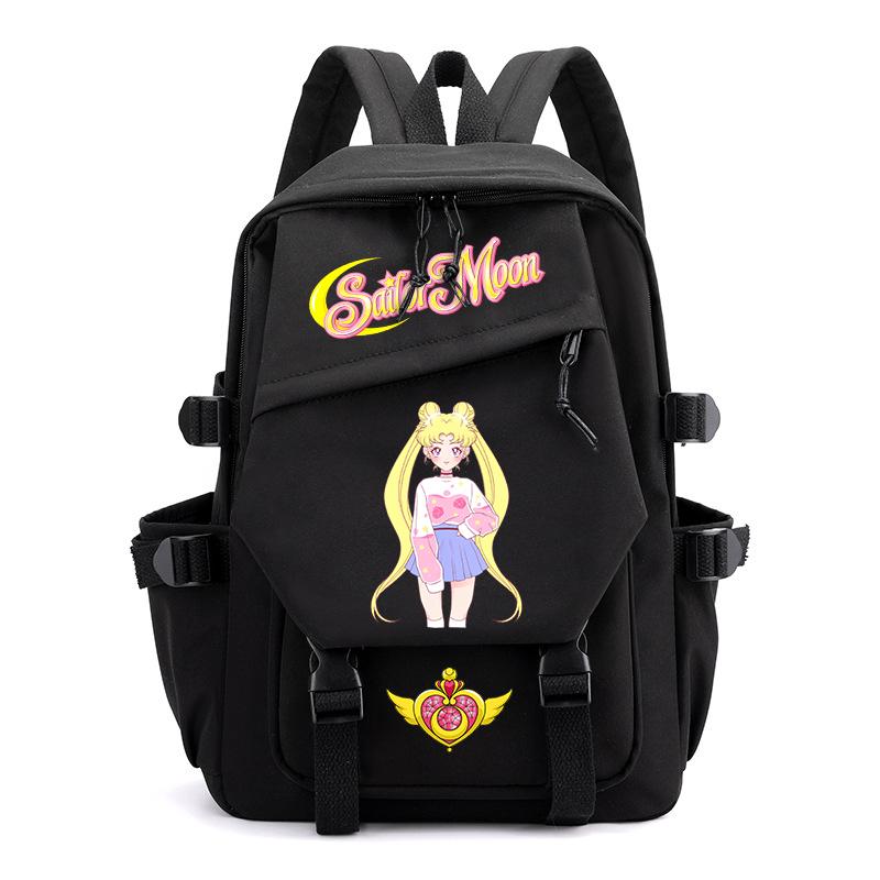 Sailor Moon Anime Backpack for Girls Tiny Student Rucksack for Elementary School Daily Use