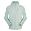 Trendy Outdoor Softshell Hooded Windbreaker - Solid Color, Single-Layer for Spring & Autumn Hiking.