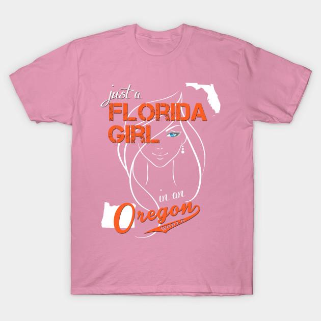 T Shirt Women Florida Oregon Harajuku Print Kawaii Tshirt Summer Short Sleeve Female T-Shirt Top Tee