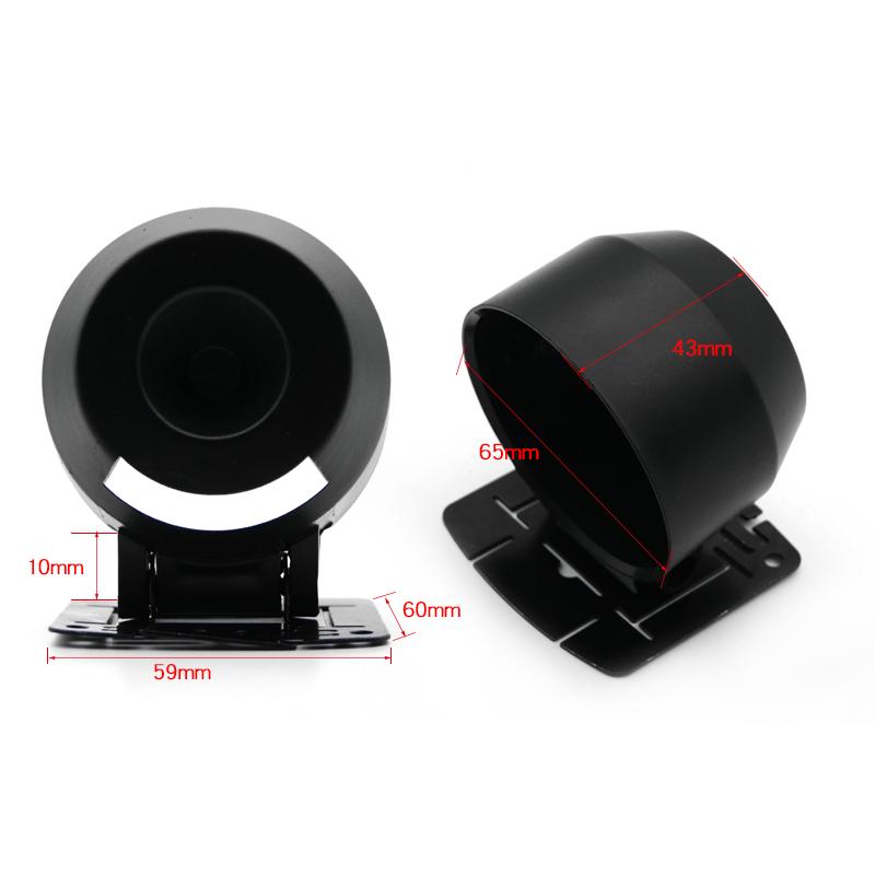 Black Gauge Pod Bracket 60mm Racing Gauge Pod Gauge Cap Car Meter Cap Dash Pod Mount Holder Plastic Gauge Pods