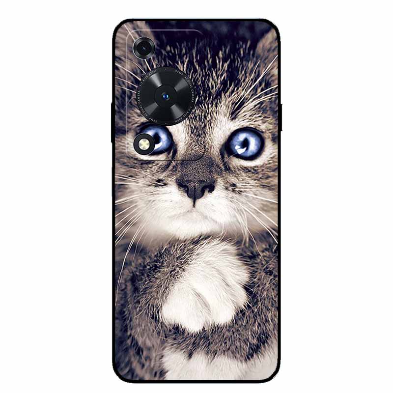 Phone Case For Huawei Nova Y63/ Y72S Case Animal Soft TPU Silicone Back Cover Case For Huawei Nova Y72S TPU Black Funda Nova Y63
