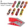 Kids Professional Mini Finger Board Skateboard Skate Park Training Prop Toys Set