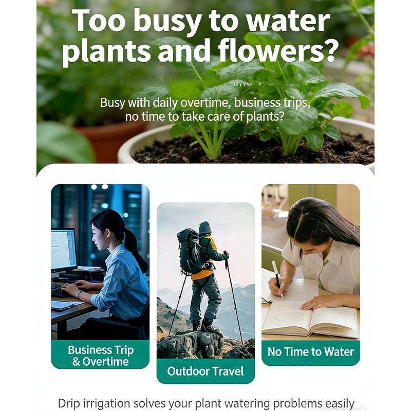 Drip Irrigation Bag 5L for Indoor Flowers and Potted Plant Watering Automatic Self Watering Device for Garden and Office Use