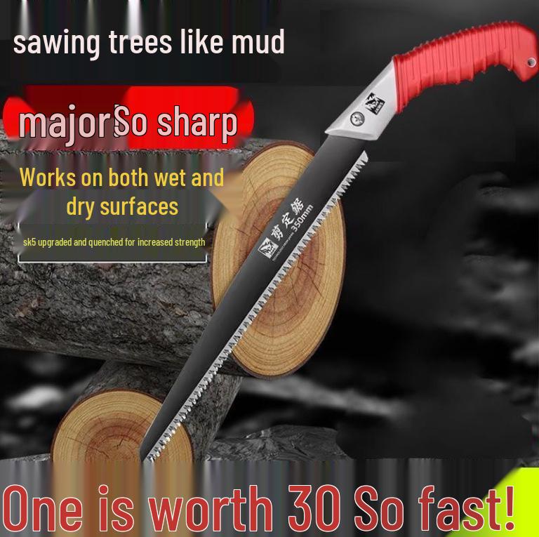 Japanese Handmade Ultra-Fast Wood Saw: One Blade Equals 30, Perfect for Gardening and Tree Cutting
