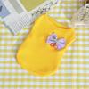 Summer Pet T-shirt Breathable Sleeveless Round Solid Color Medium Dog Collar Small Puppy Tee Shirt Clothes Pet Supplies