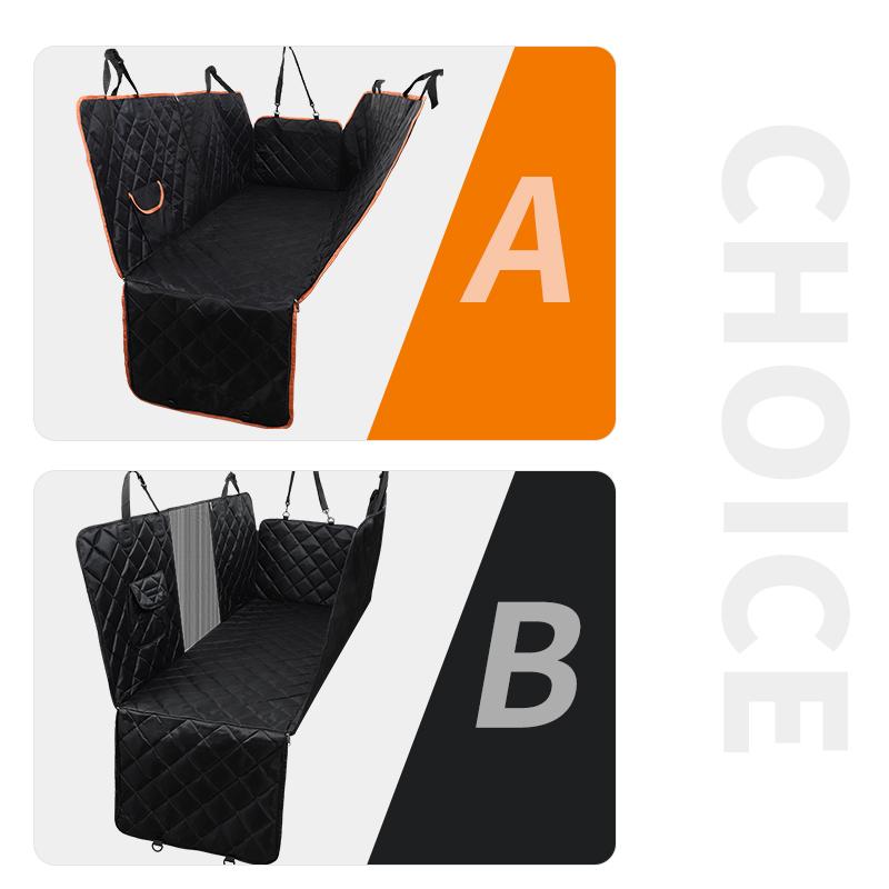 Hunde-Autositzbezug, wasserdicht, Netz-Fenster, Haustier-Fahrzeug-Hängematte, Haustier-Reise-Hundeträger-Hängematte, Auto-Rücksitz-Schutzmatte