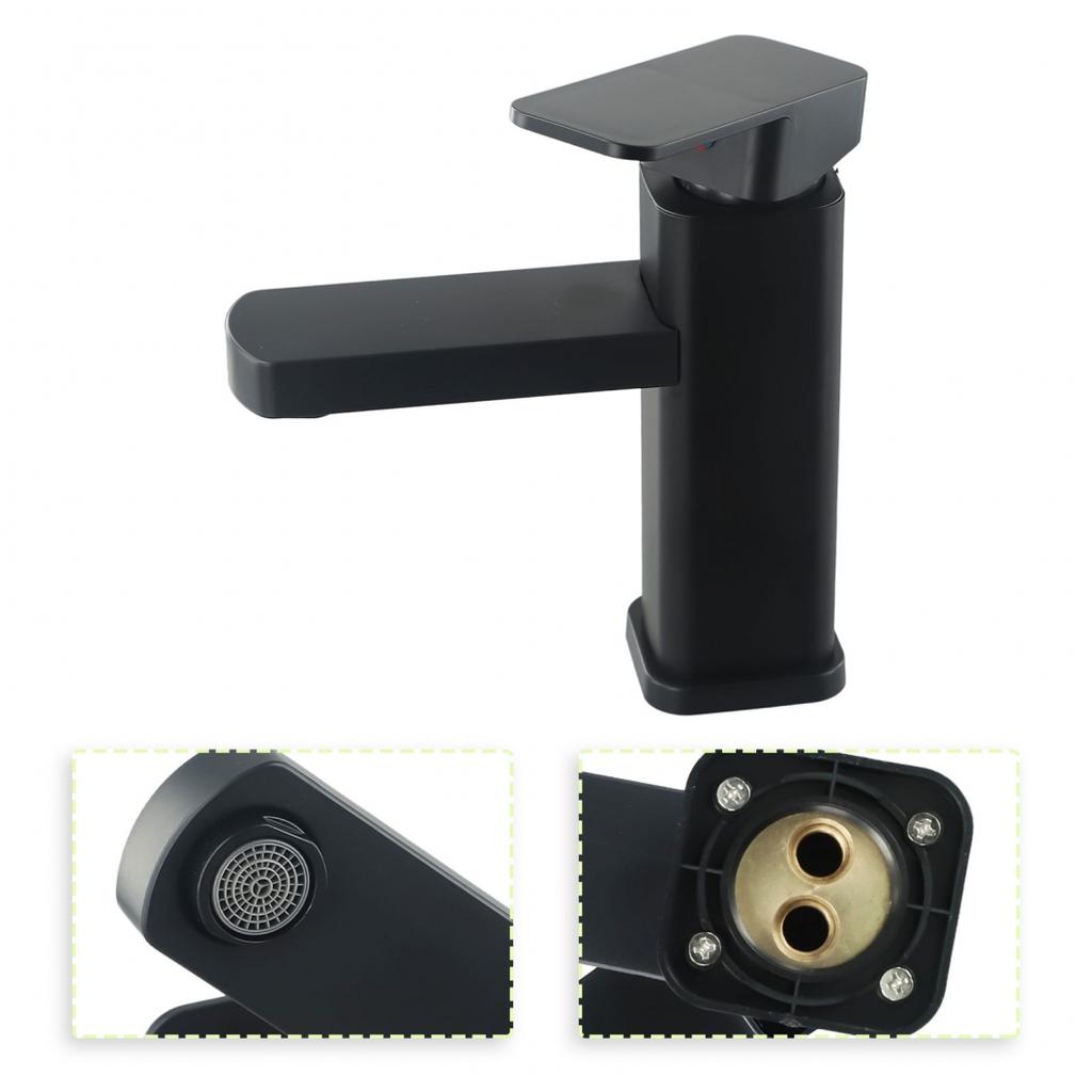 Rubinetto Lavabo da Appoggio per Bagno Miscelatore Acqua Calda e Fredda Miscelatore Acqua Calda e Fredda