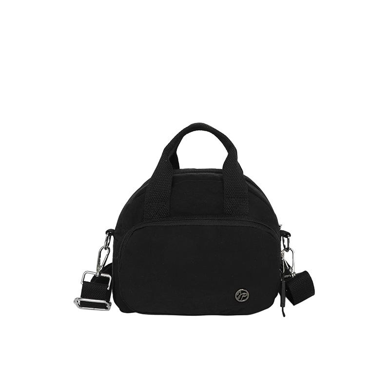 

Lightweight Nylon Zipper Small Crossbody Bag for Women Fashion Sweet Elegant Shoulder Bags Concise Pocket Casual Mini Handbag чорний