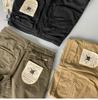 Men's Plus Size Loose Fit Pure Cotton Cargo Pants with Big Pockets - Straight Leg Casual Long Pants