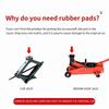 Tesla modelY Car Lift Jack Stand Almofadas de borracha pretas Borracha Slotted Floor Jack Pad Quadro Adaptador de trilho Universal