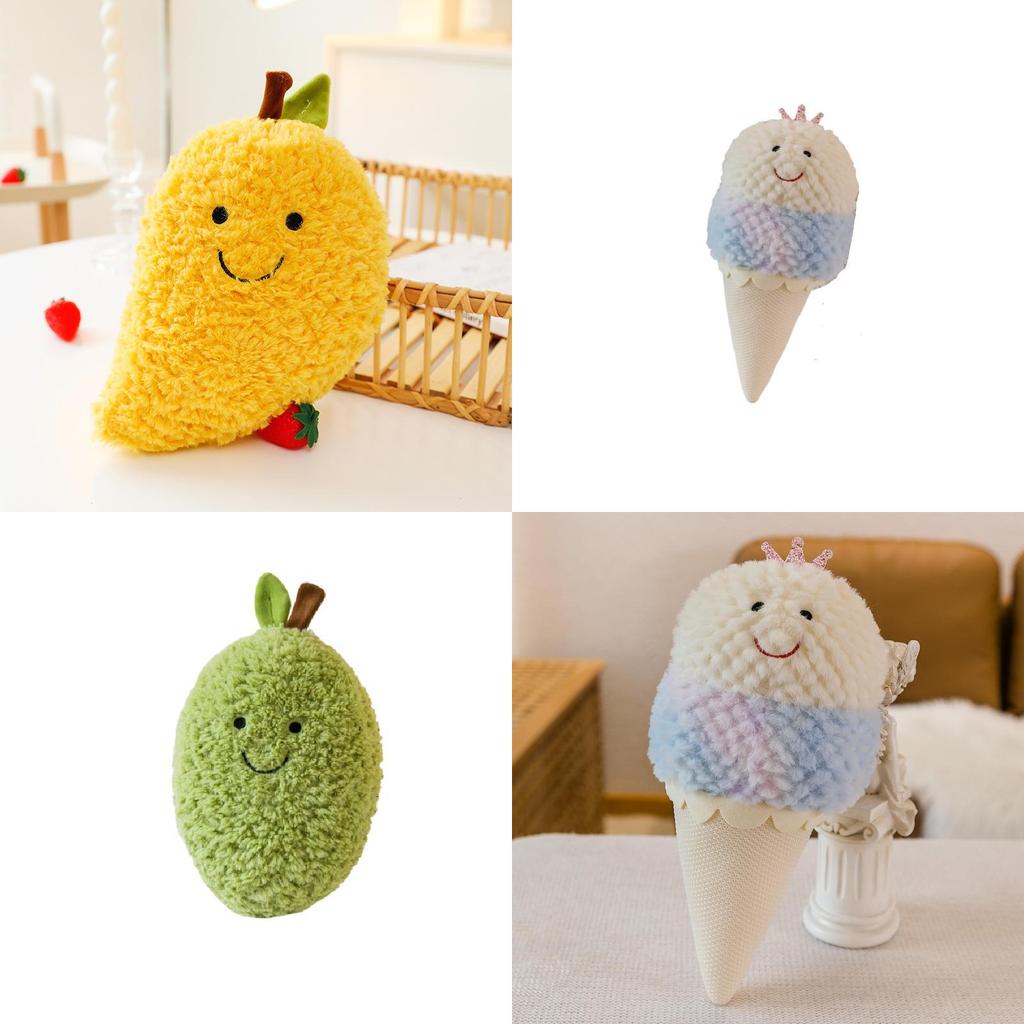 Realistic New Fruit And Vegetable Plush Toys For Kids Birthday Gifts