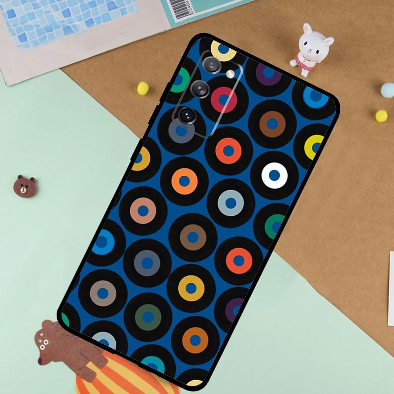 Vinyl Record Retro Soft Case For Samsung Galaxy S24 Ultra S9 S10 S20 S22 S23 Plus S21 FE S25 Ultra Funda Cover