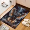 1PC Mystic owl spreading fiery wings Carpet for Living Room Bedroom Sofa Home Decor Rus Non-slip Floor Mat Luxury Gift