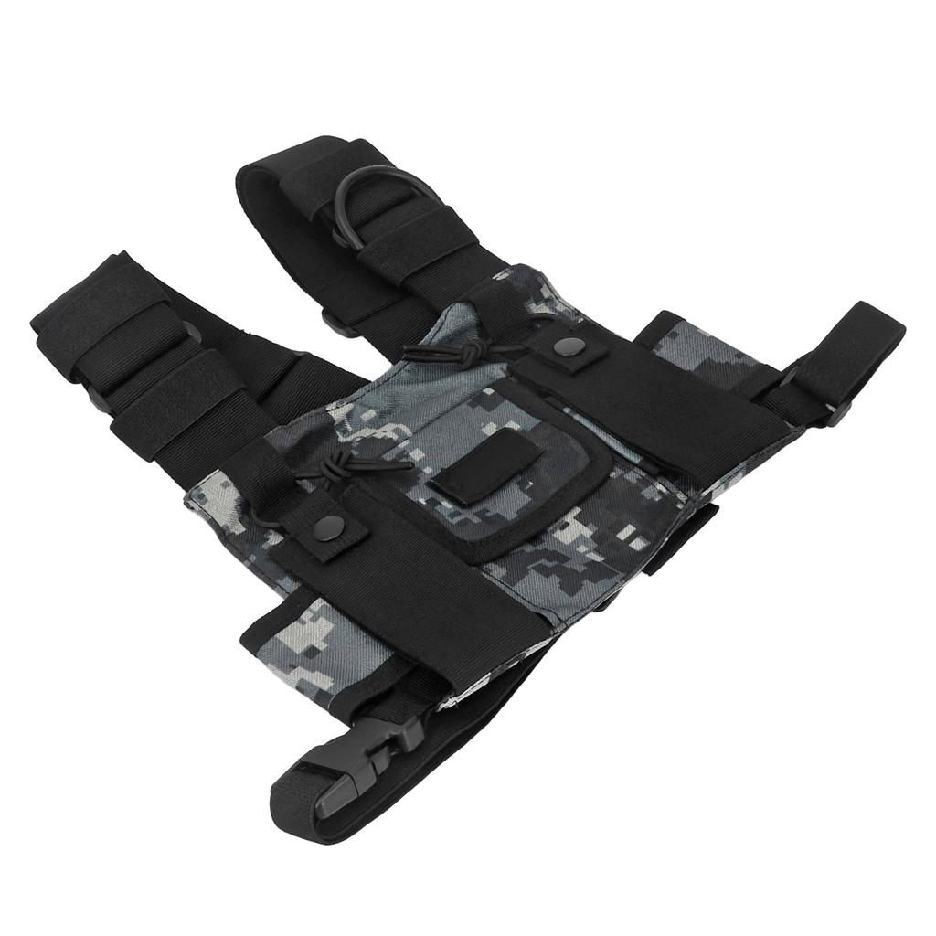 Radio Shoulder Holster Chest Harness Holder Vest Rig Radio Chest Front Pack Pouch Universal for 2