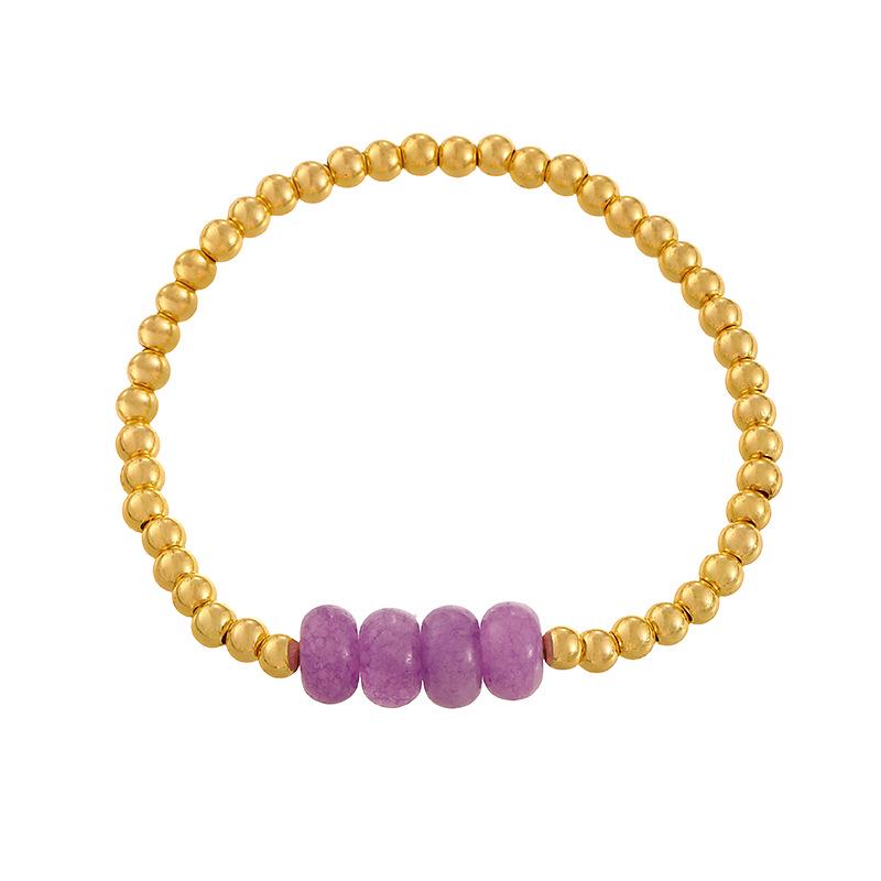 Colorful Natural Stone Beaded Bracelet - New Fashion Design, Multiple Piece Options
