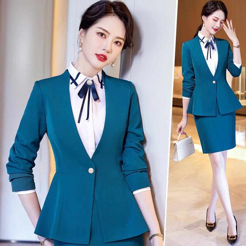 Troloman Women's 3-Piece Professional Suit Set