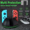 4 In 1 Controller Charger Charging Dock for Nintendo Switch / Switch OLED Joycon, with LED Indication and Charger Cable
