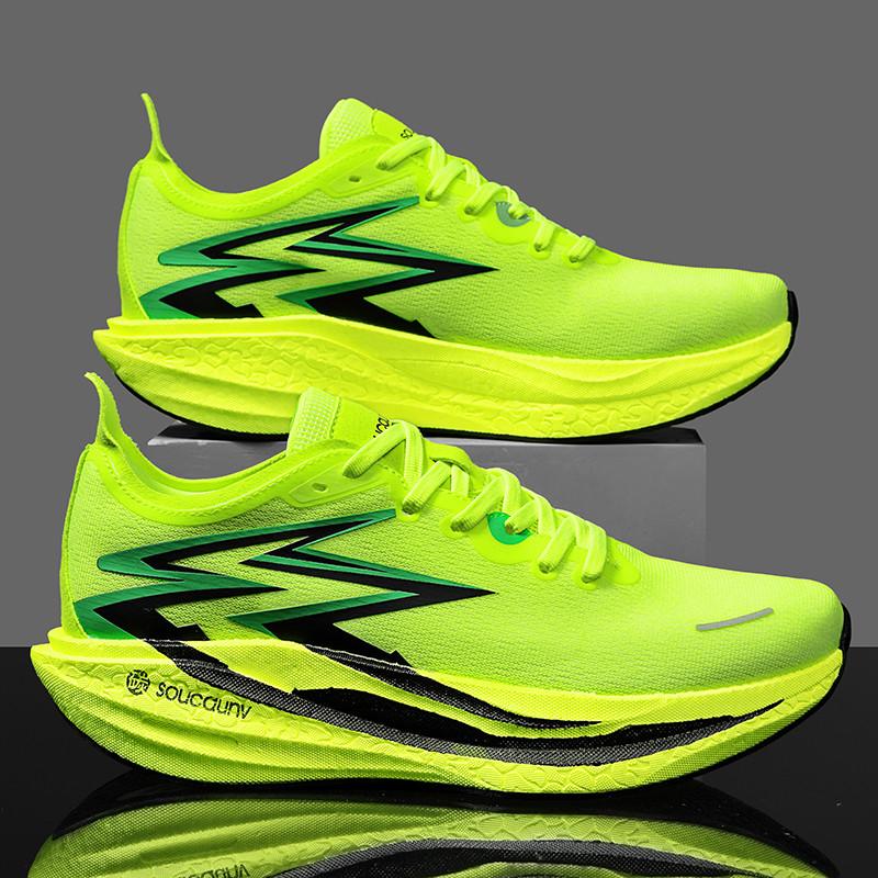 Men's Sports Shoes Carbon Plate Running Shoes Male Marathon Sneakers Racing Shock-absorbing Athletics Training Shoes for Women