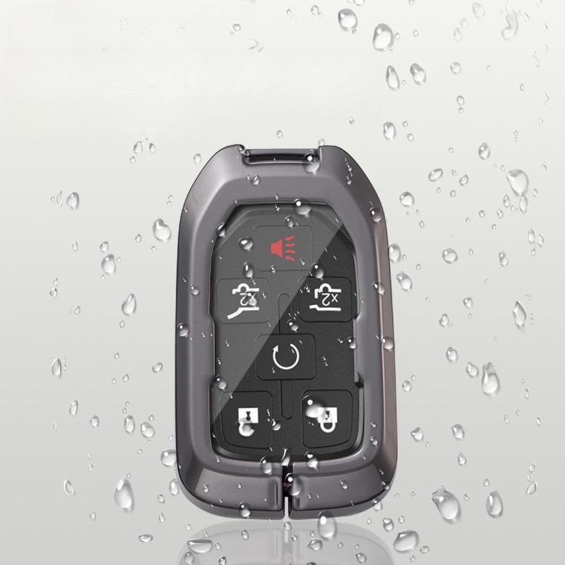 3 4 5 6 Buttons Metal Zinc Car Key Case Cover Holder For GMC Terrain 2019 For Chevrolet Suburban 2019 Key Shells Fob Accessories