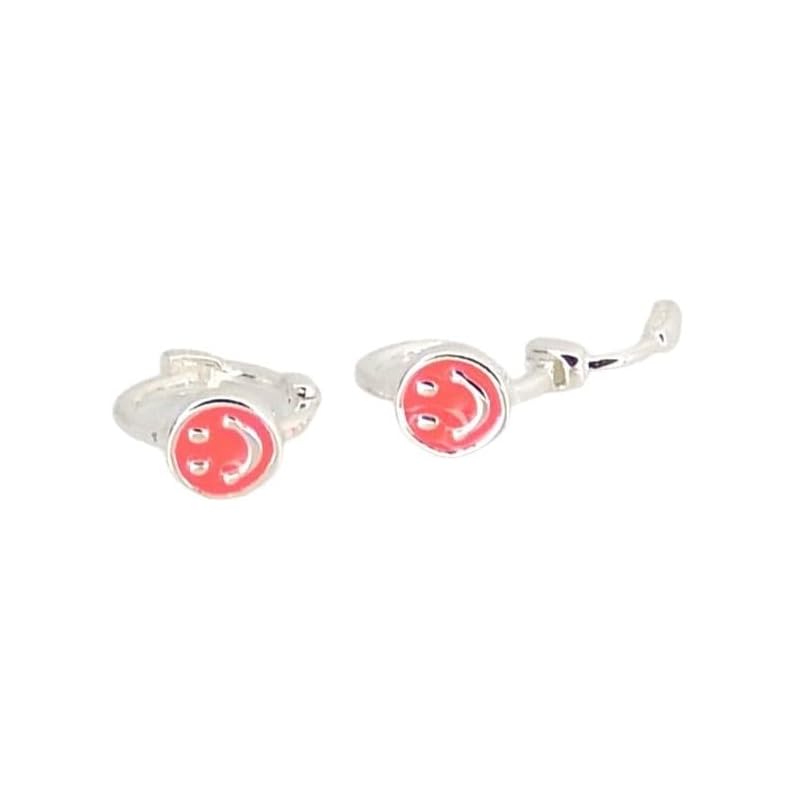 

[СРІБЛО 925] [ Anna Flair] COLORFUL SMILE ONE TOUCH ERARINGS colorful smile one touch earrings AE223035 рожевий