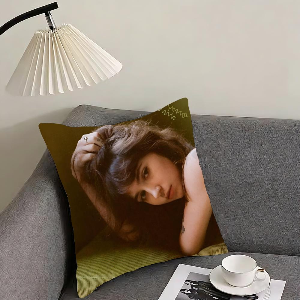Charm Singer C-Clairo Cushion Cover Pillowcase Ultra Soft Skin Friendly Fabric Cloud Like Comfort & Concealed Zipper