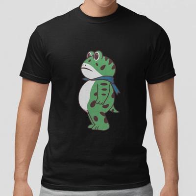 Camiseta Sapo Verde de Portland Camiseta Gráfica Engraçada Animal Cartoon Unissex Casual Presente