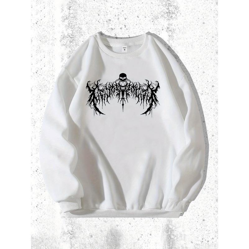 Gothic Dark Totem Men'S Autumn And Winter Casual Sweatshirt