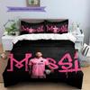 Messi Pattern Bedding Home Decoration Birthday Gift (1 * duvet cover + 2 * pillowcase, without core)