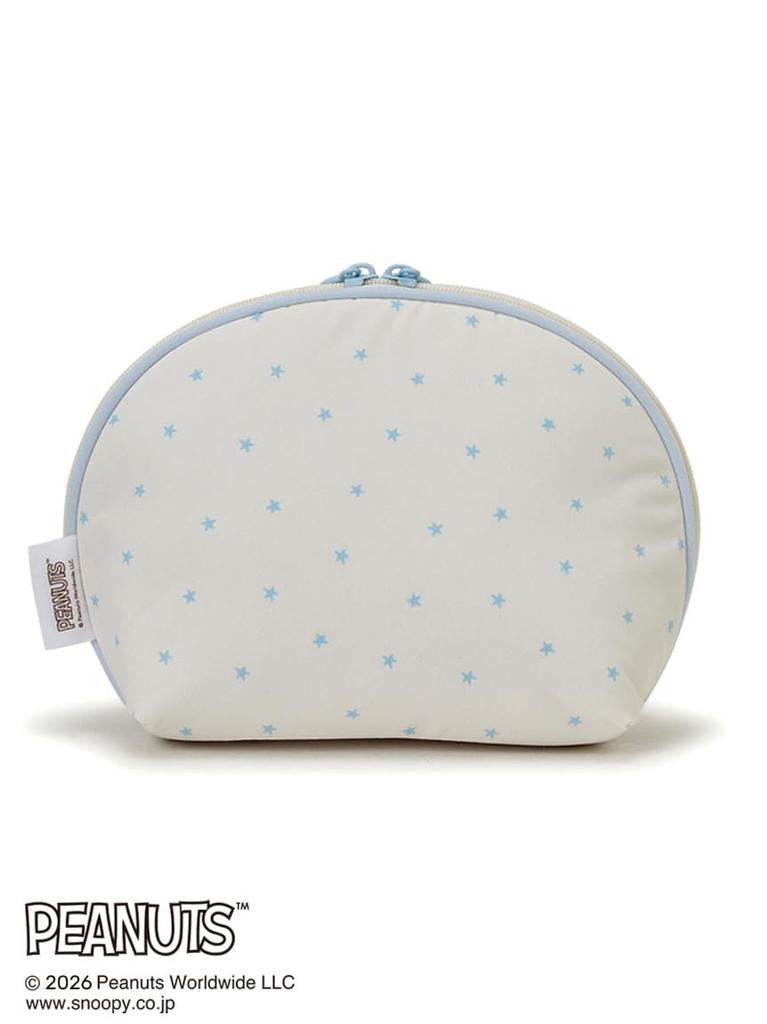 Shaped Pouch PWGB262626 CRM F [Gelato Pique] PEANUTSHalf-moon Women's