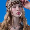 KOLEAT UV Protection Bandana Bohemian Hair Scarf Handkerchief [BROWN]