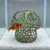 Fish Tank Landscaping Ornament, Betta Shelter House Aquarium Decoration, Hollow PLA Material Safe Fish Habitat Accessory
