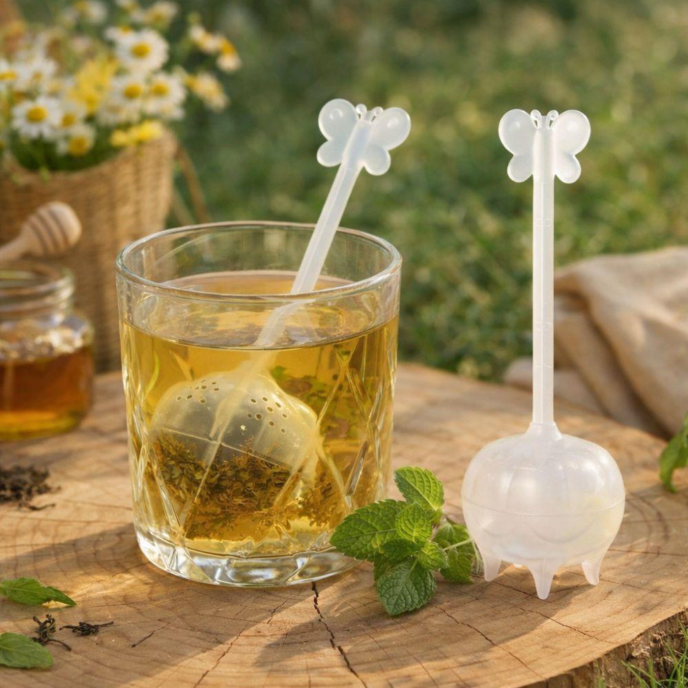 Portable Heat-resistant Lemon Tea Maker Food Grade Rust-proof Lemon Pressing Tool Plastic Transparent Tea Strainer Home Office