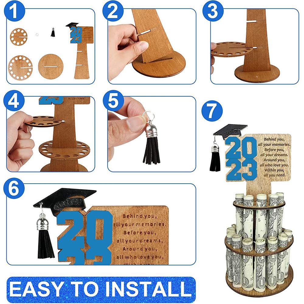2023 Double-Layer Graduation Gift Money Holder for Graduation Party Supplies