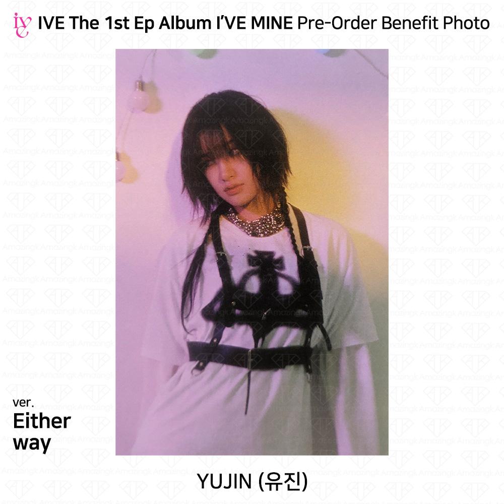 IVE Primul EP I'VE MINE Foto oficială Polaroid Sticker pliat Poster KPOP