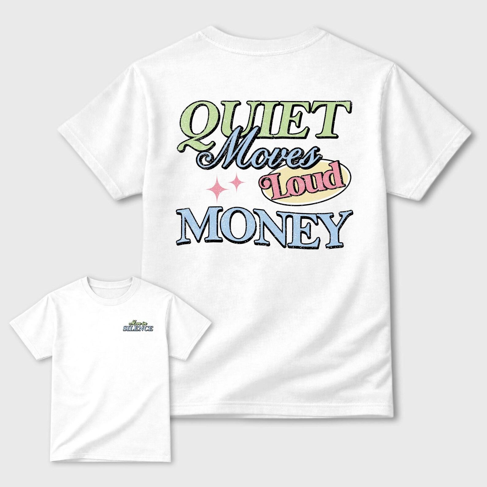 Move In Silence graphic tee. Streetwear Brand Graphic T-Shirt. 3s Jade Aura 3XL