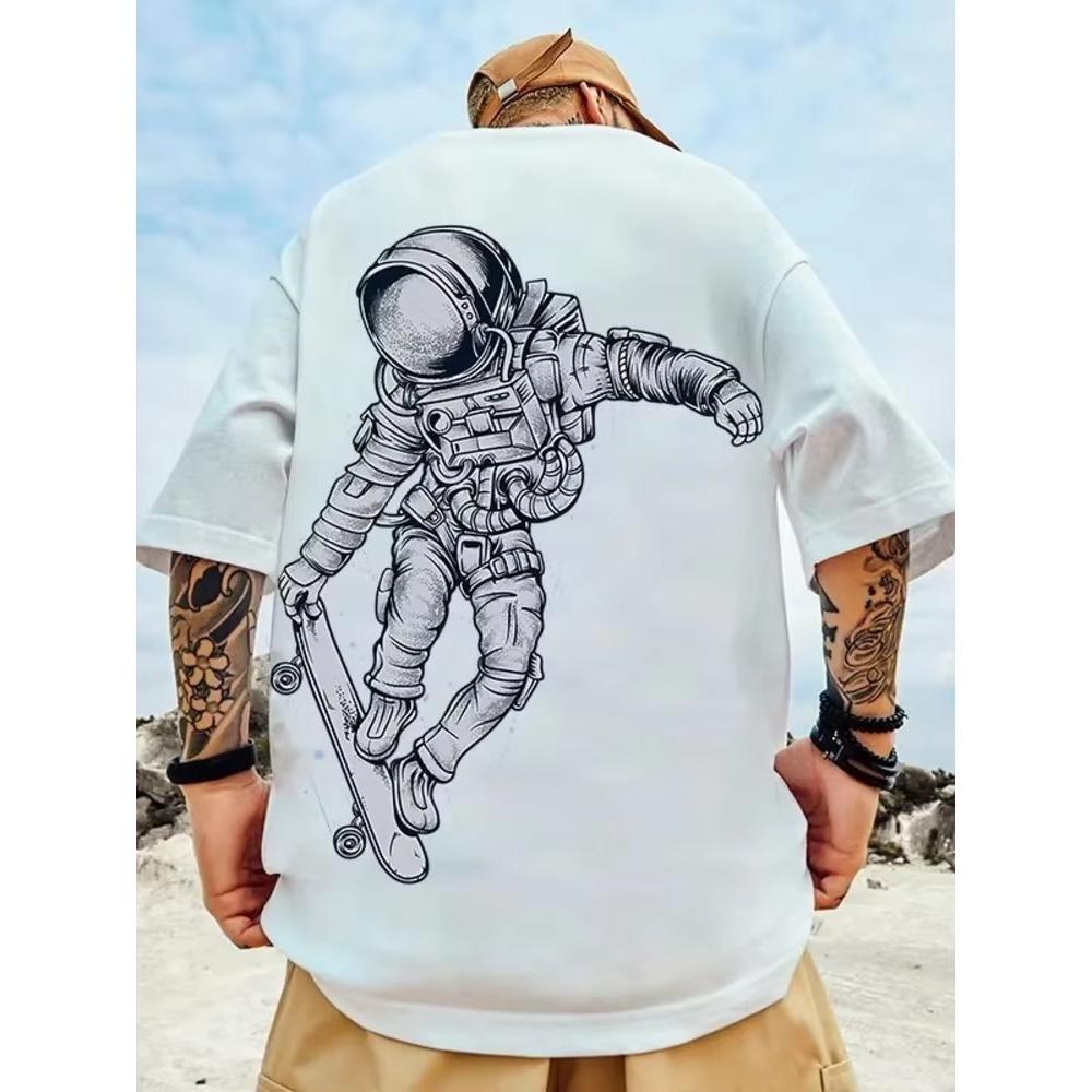 Summer New Casual Loose T-shirt Short Sleeved Men's Fashion Loose Printing Large 8XL Hip Hop Couple Wear Half Sleeve Cotton Top