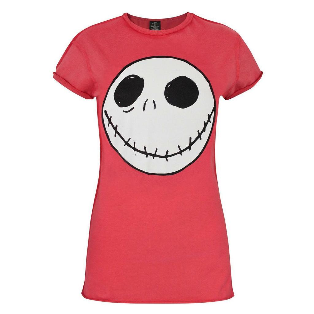 Nightmare Before Christmas Womens/Ladies Jack Skellington Reverse Seam T-Shirt