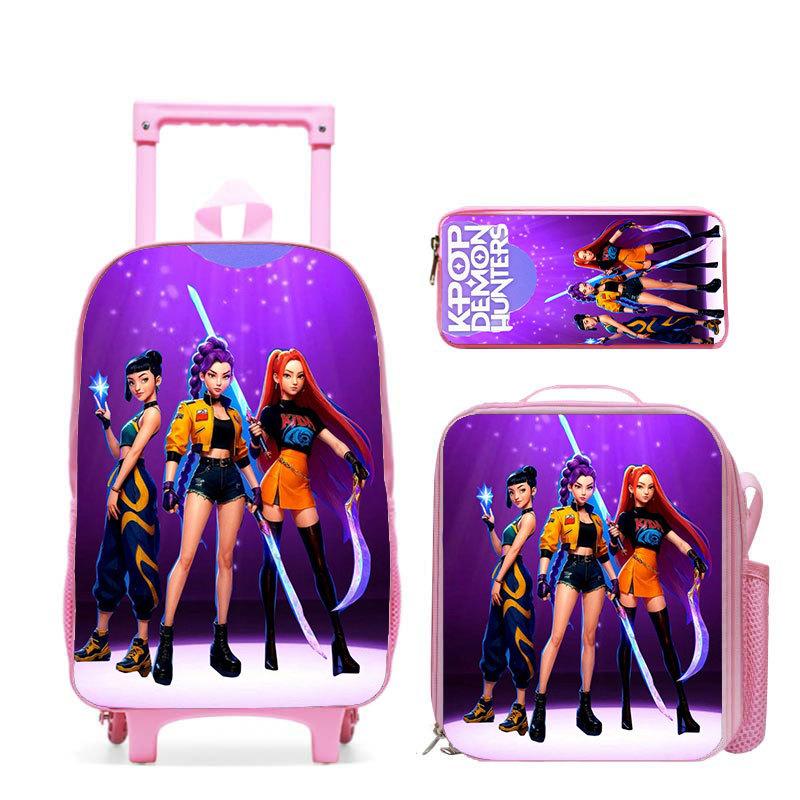 Kpop Witch Hunter Girl Group Schoolbag High Definition Printing Casual Crossing Border Lightweight Tie Rod Backpack One Piece Hair