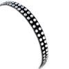 Les Trésors De Lily [L0587] - Black 'Sissi' Designer Bracelet