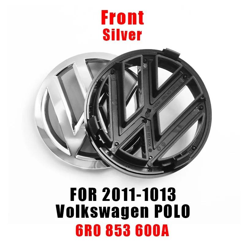 Volkswagen 120mm 110mm Car Emblem Logo Hood Front And Rear Tail Mark Rear Badge 6R0853600A Accessory For VW Polo 2011 2012 2013 He4