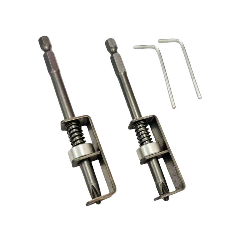 Spring-loaded Anti-drop Positioning Screwdriver Bit
