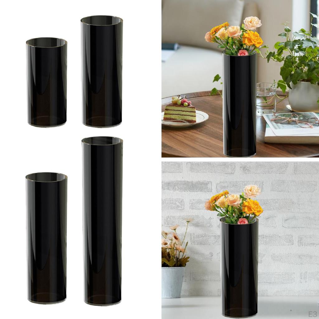Cylindrical Vase for Plants, Ideal Home Decor Or As A Gift. Decorative Standing Planter