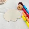 30 Pack 4 Inch Wood Brain Cutouts Unfinished Wooden Brain Science Hanging Ornaments DIY Brain Craft Gift Tags for Home Party Decoration Craft Project