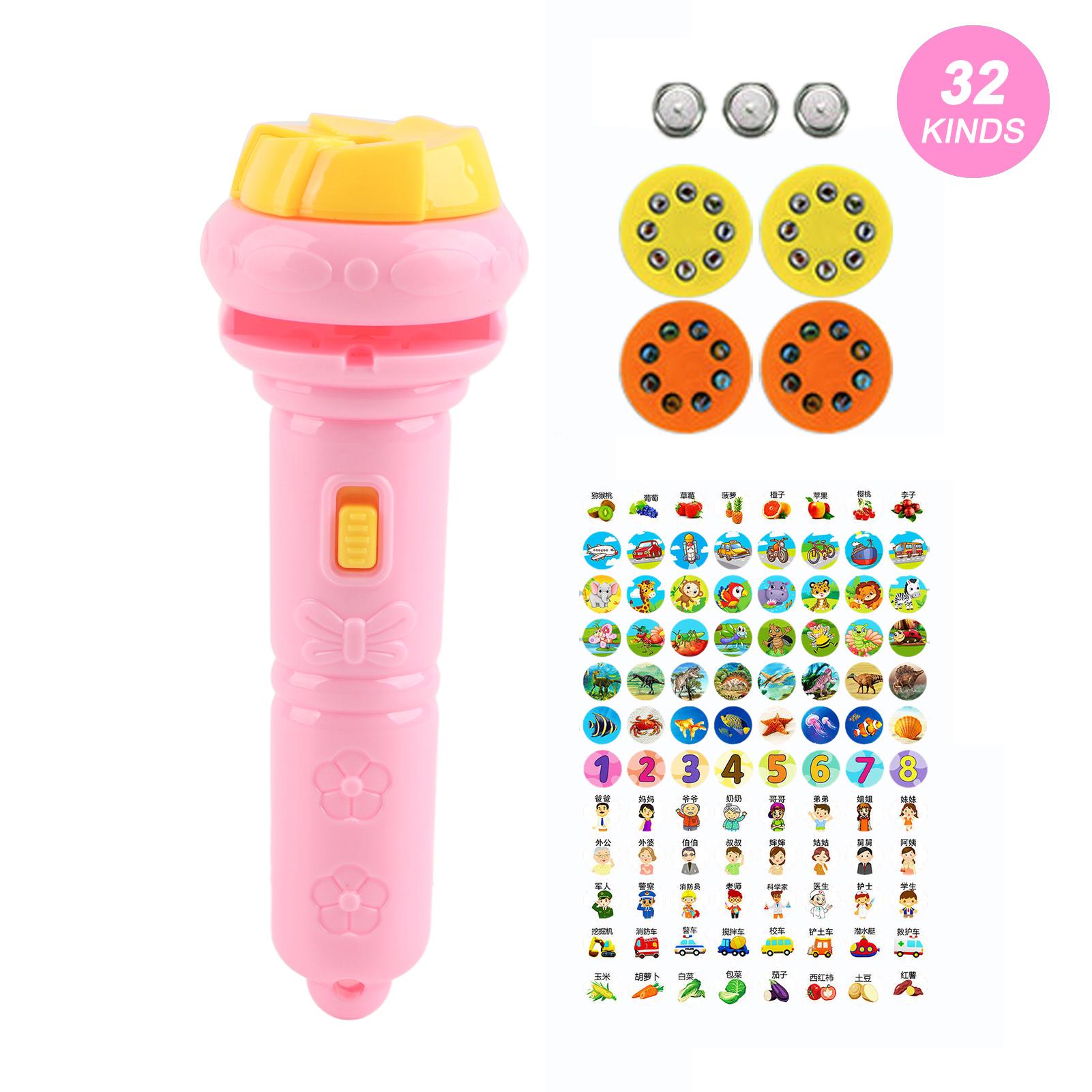 

Детский проектор-фонарик Разные узоры животных Ранний образовательный научный проектор светящийся