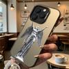 Angel Statue with Open Arms Hard Phone Case for Iphone 16 15 14 13 12 11 Pro Max Mini Shockproof Anti-Scratch Protective Cover