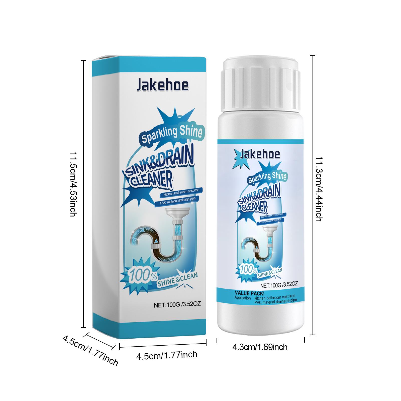 Pipe Dredging Agent Unclog Blocked Pipe Removing Dirt Odor Anti Corrosion Not Damage Pipe Restore Smooth Flow Dredging Agent 100g boxed