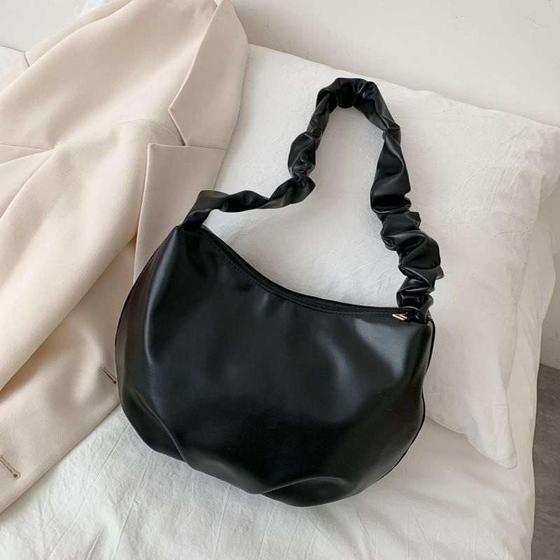 Fashionable Cloud Bag For Women Summer New Collection Pleated Design Large Capacity Shoulder Tote